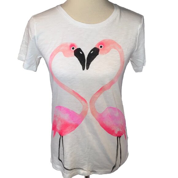 NWT - J. Crew Factory Flamingo Love Collector Tee - Picture 4 of 11